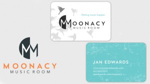 Moonacy Music Room branding